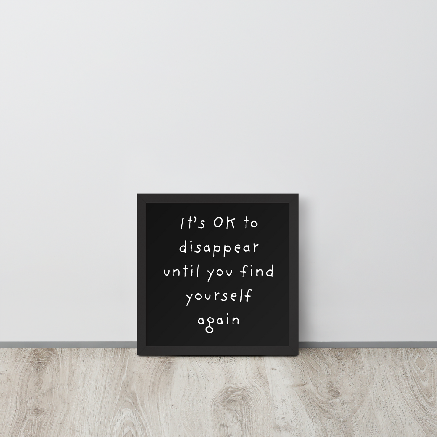 Quote Framed poster