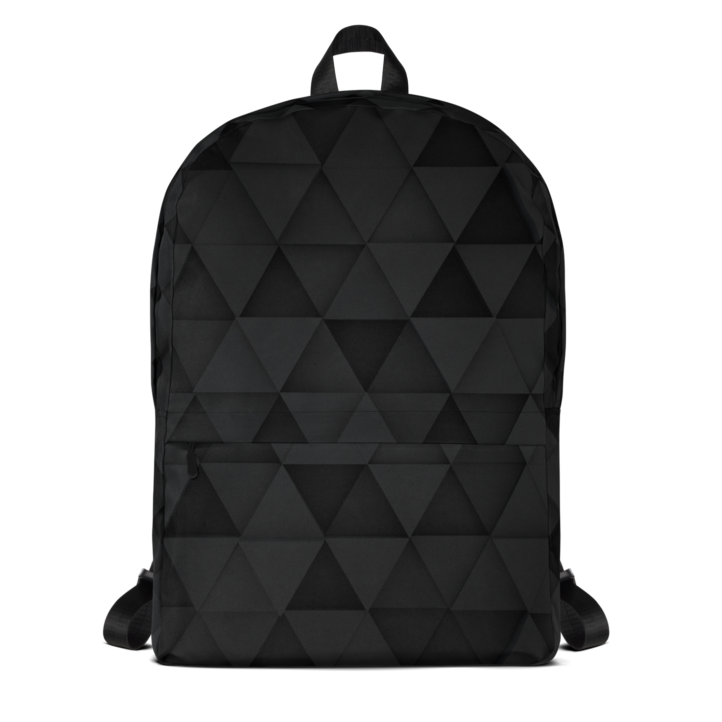 Geometric Black Backpack