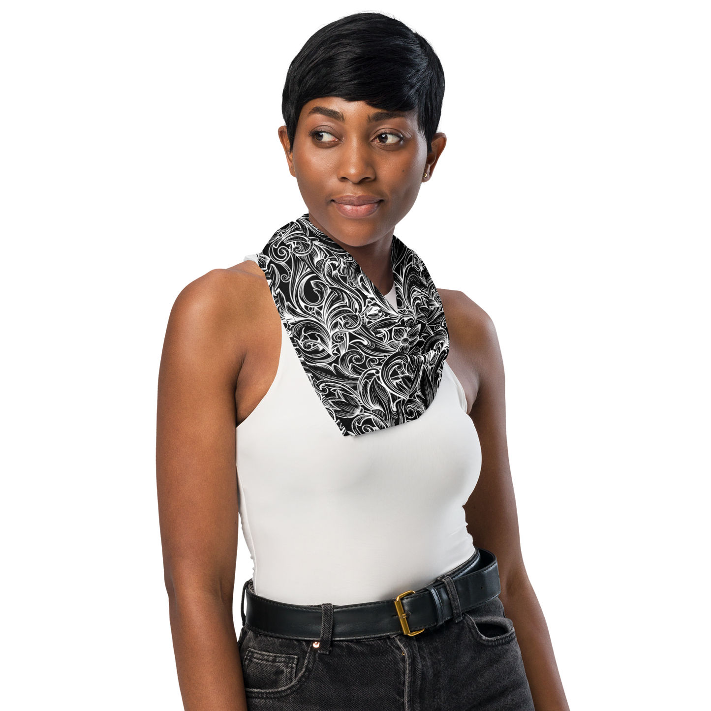 Black Paisley bandana