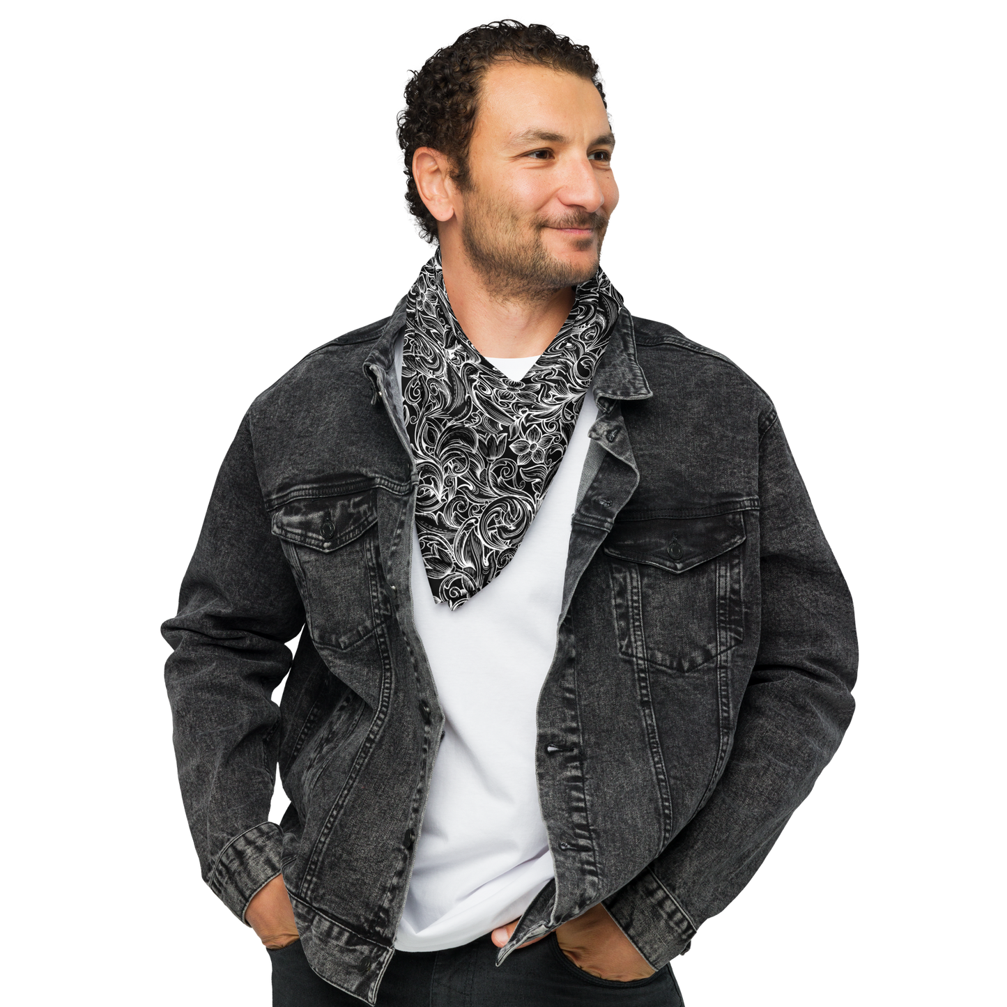 Black Paisley bandana