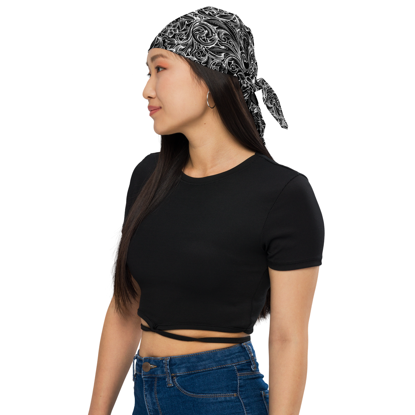 Black Paisley bandana
