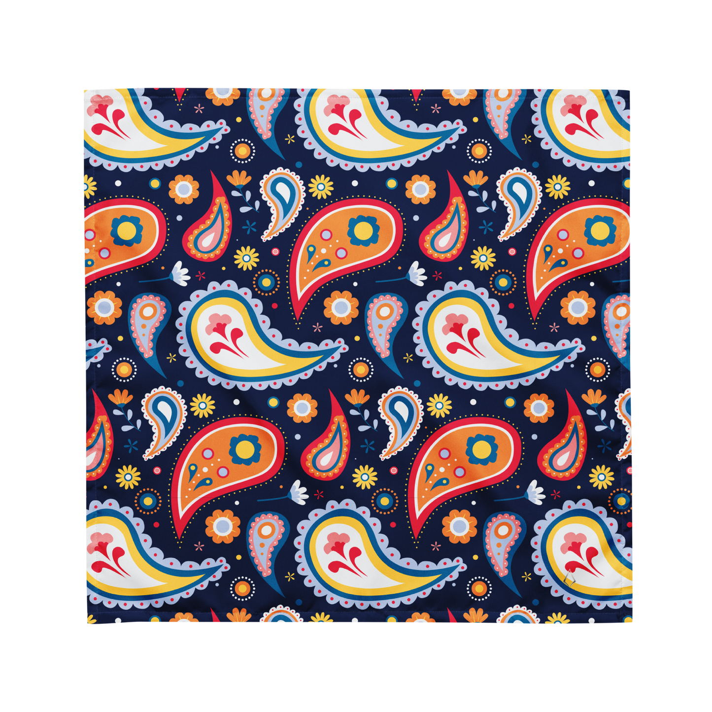 Colorful paisley bandana