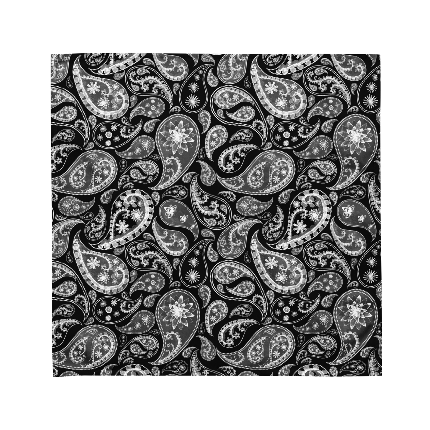 Black paisley bandana