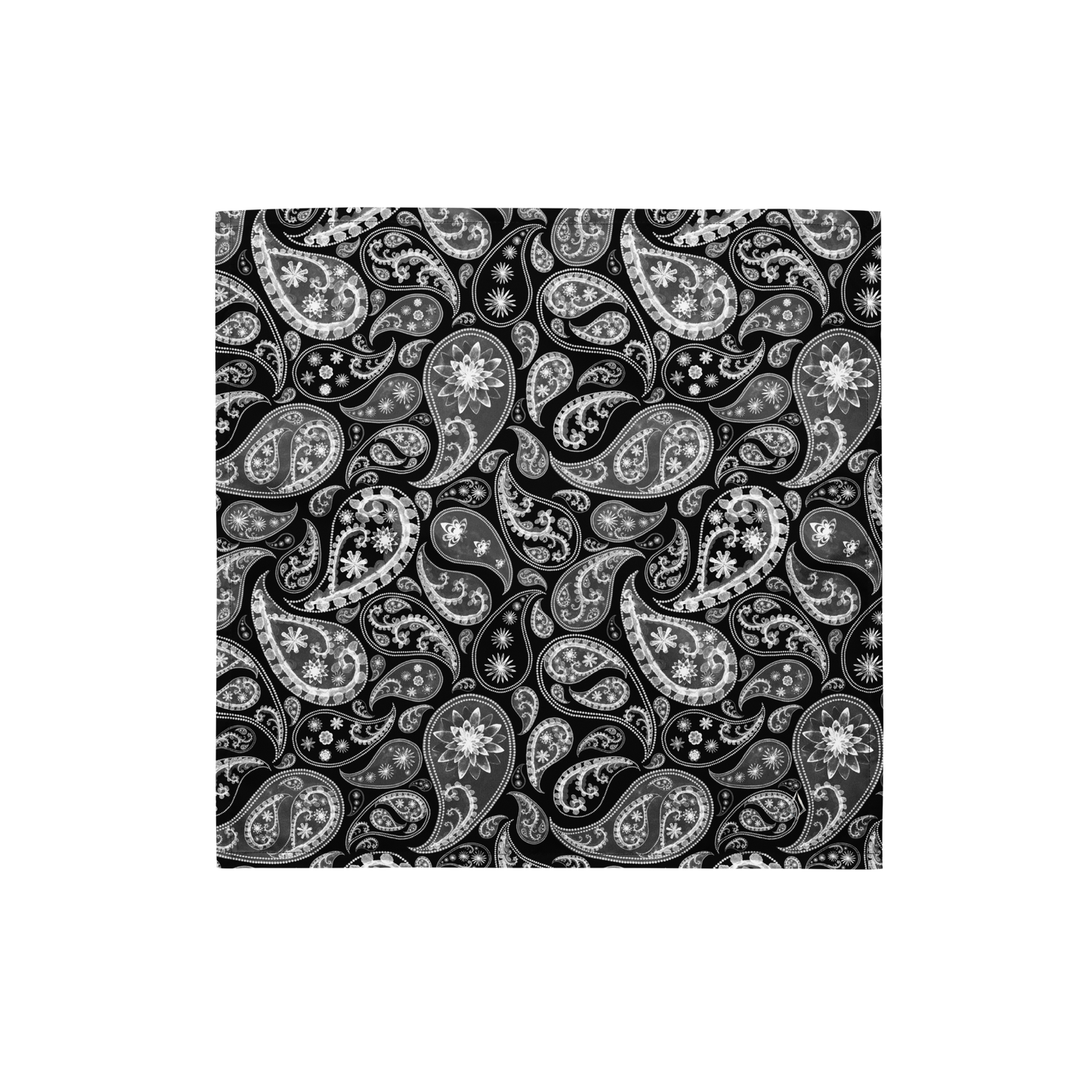 Black paisley bandana