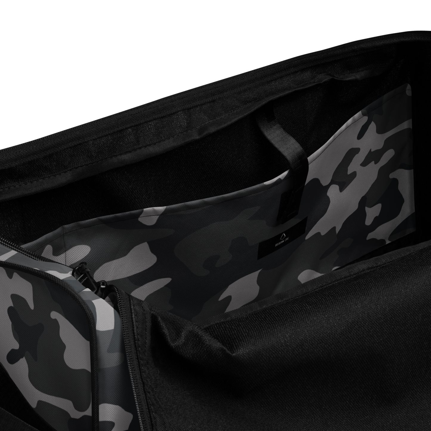 Black Camo Duffel Bag