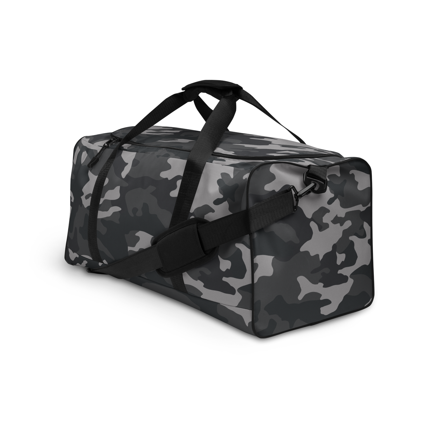 Black Camo Duffel Bag