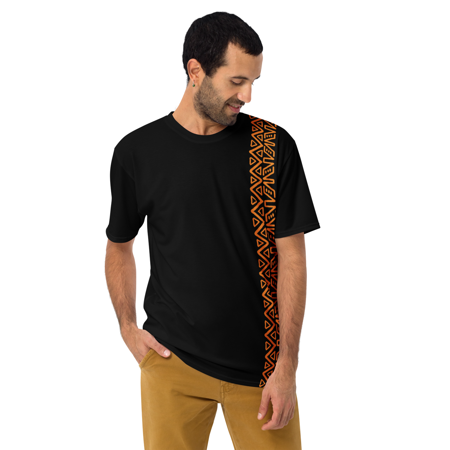 Tribal line pattern Men's t-shirt