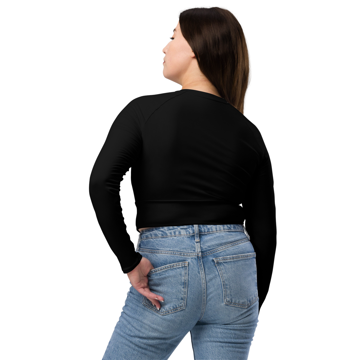 CHILL long-sleeve crop top