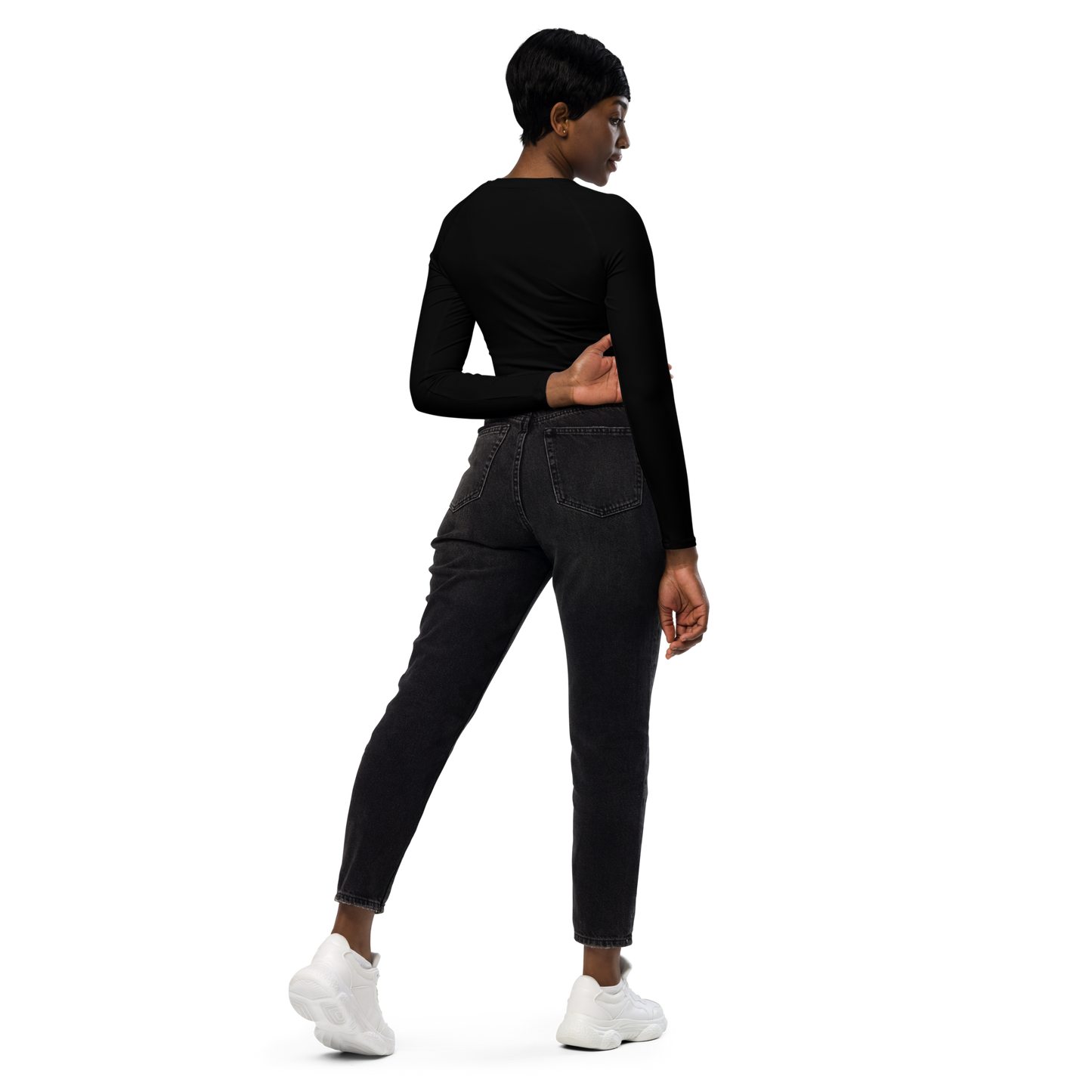 CHILL long-sleeve crop top