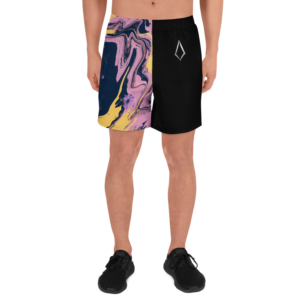 Obsidianchic Color Athletic Long Shorts