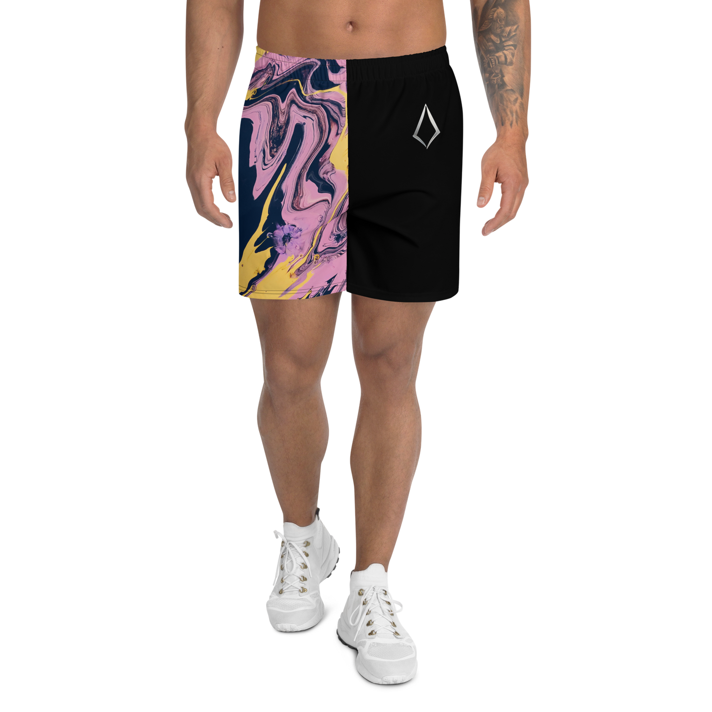 Obsidianchic Color Athletic Long Shorts