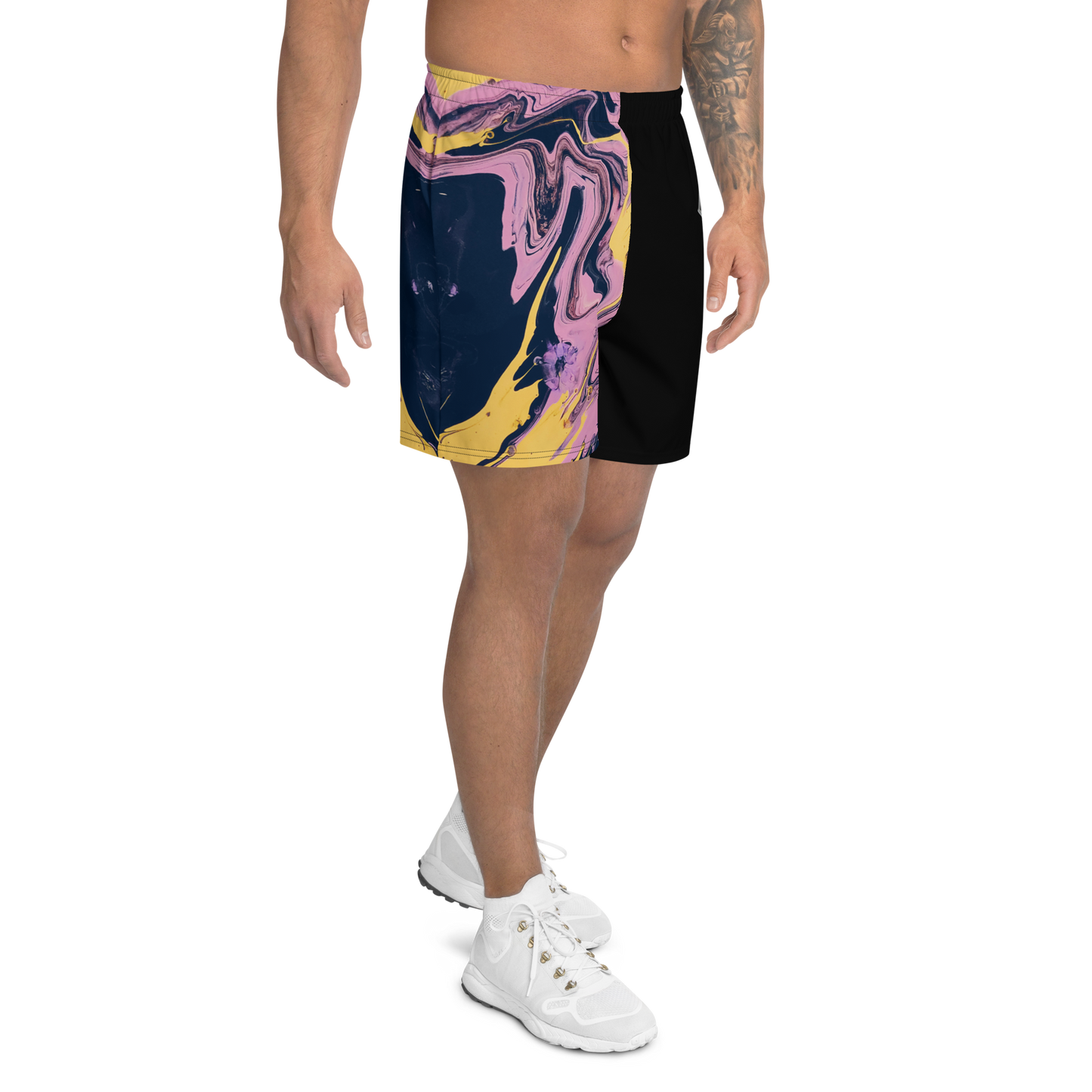 Obsidianchic Color Athletic Long Shorts