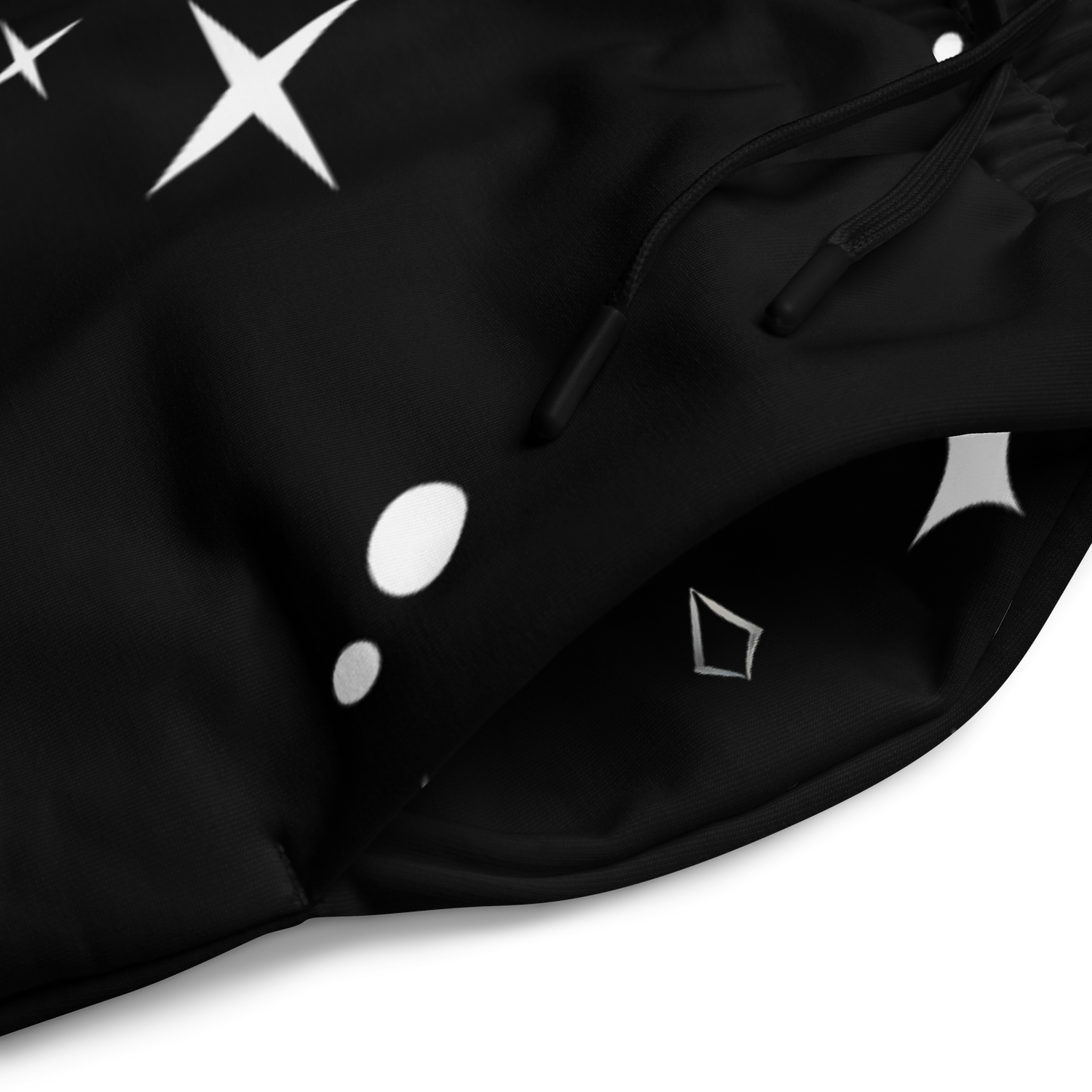 Black And White Stars Wide-leg joggers