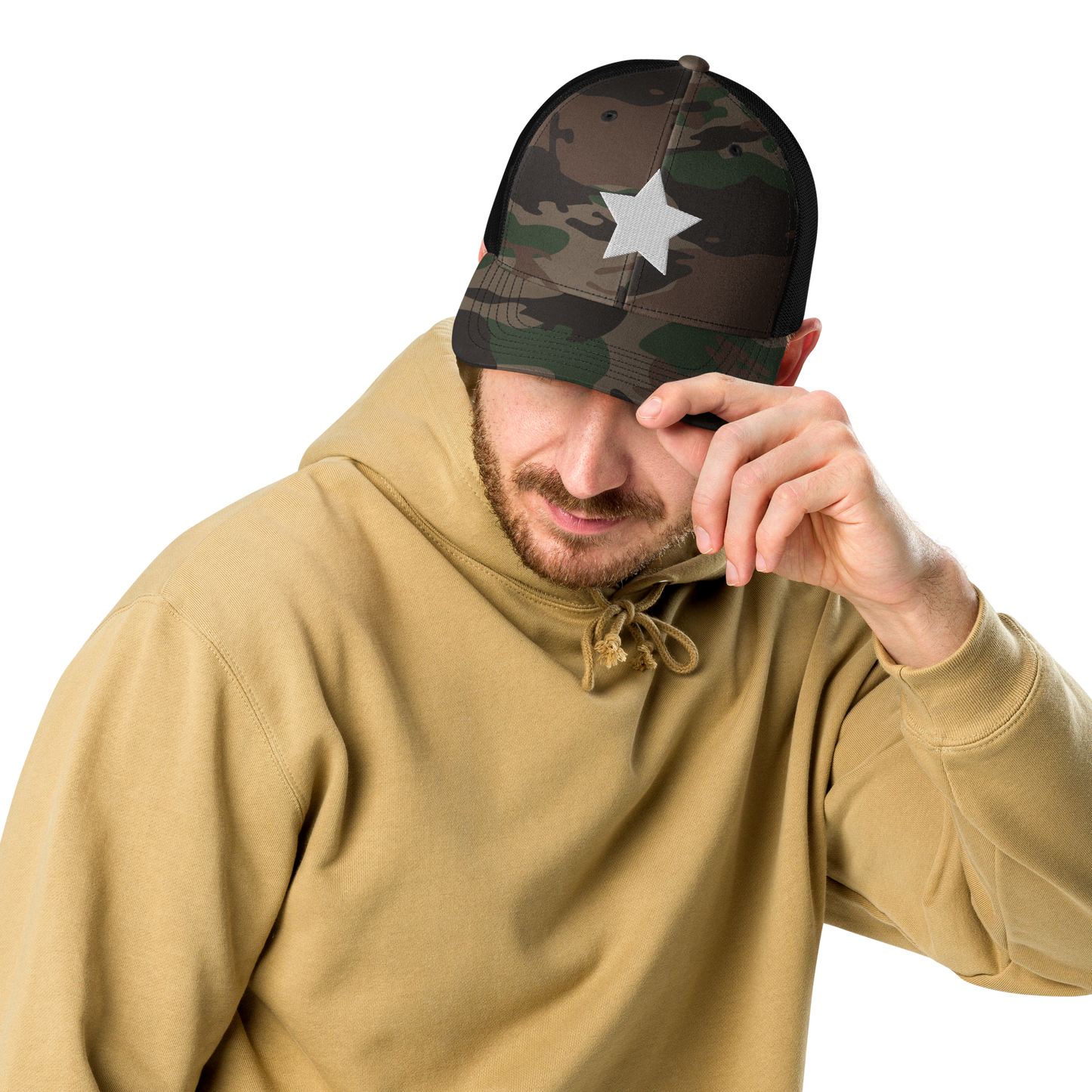 Star Camouflage trucker hat