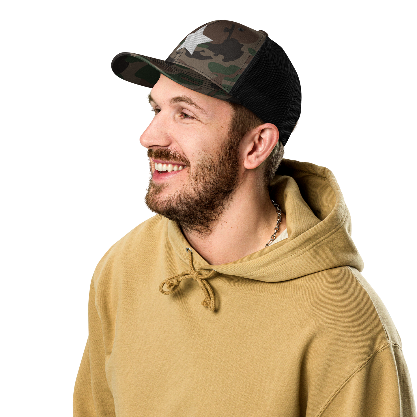 Star Camouflage trucker hat