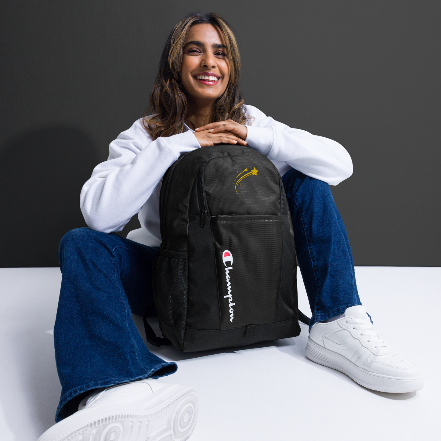 Gold stars Champion backpack
