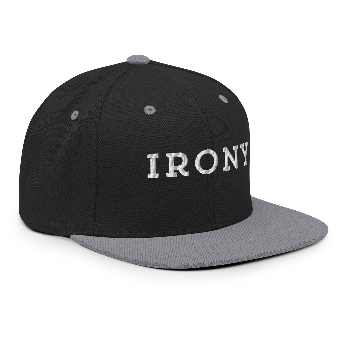 Irony black trucker Hat