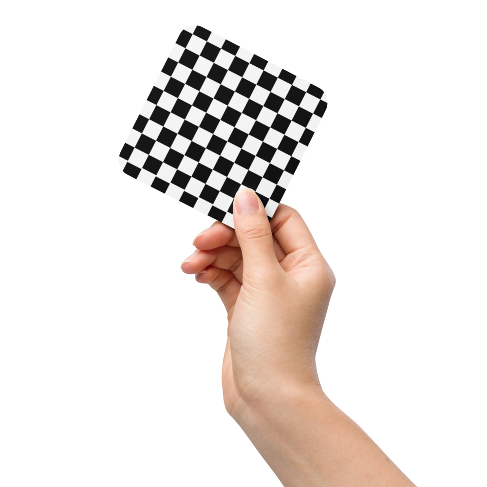 Classic Checkered Coaster