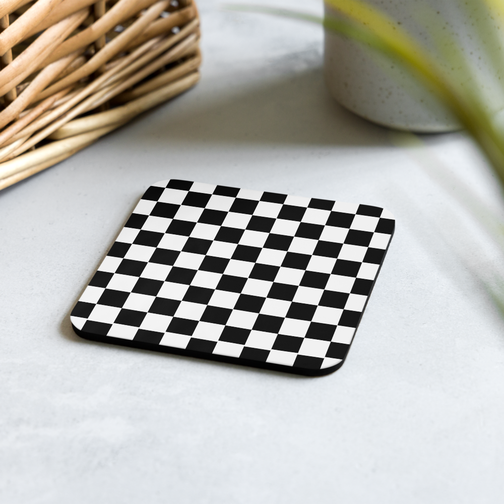 Classic Checkered Coaster