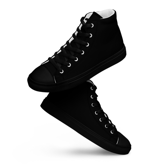 Men’s high top canvas shoes