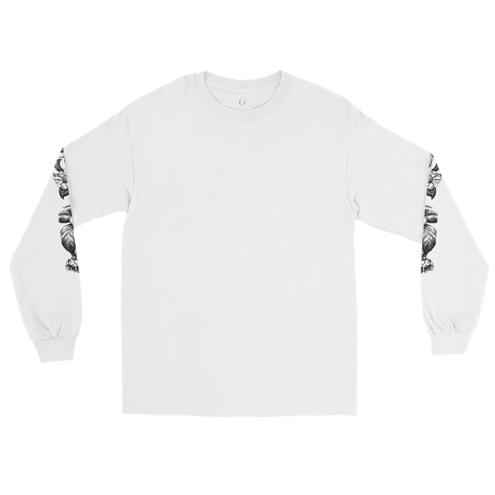 White Men’s Long Tattooed Sleeve Shirt