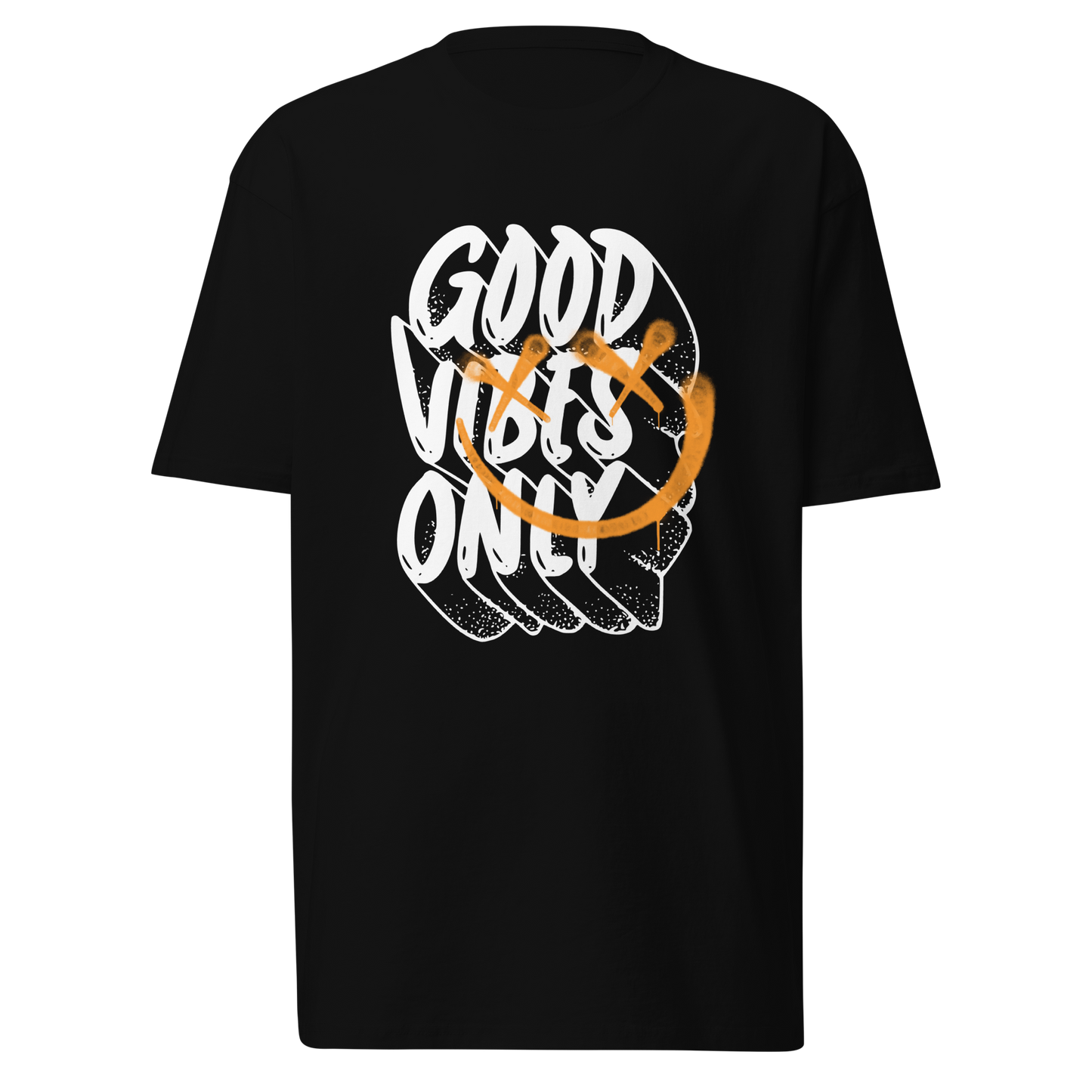 Good Vibes Only Men’s premium heavyweight tee