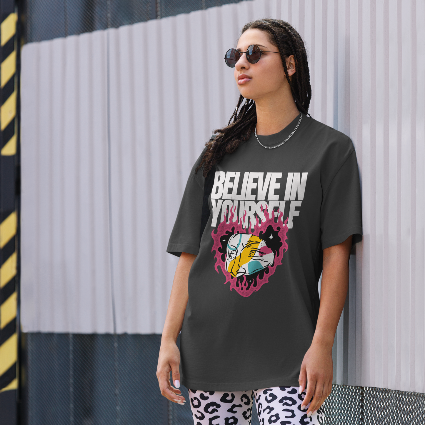 Believe in your self Oversized t-shirt