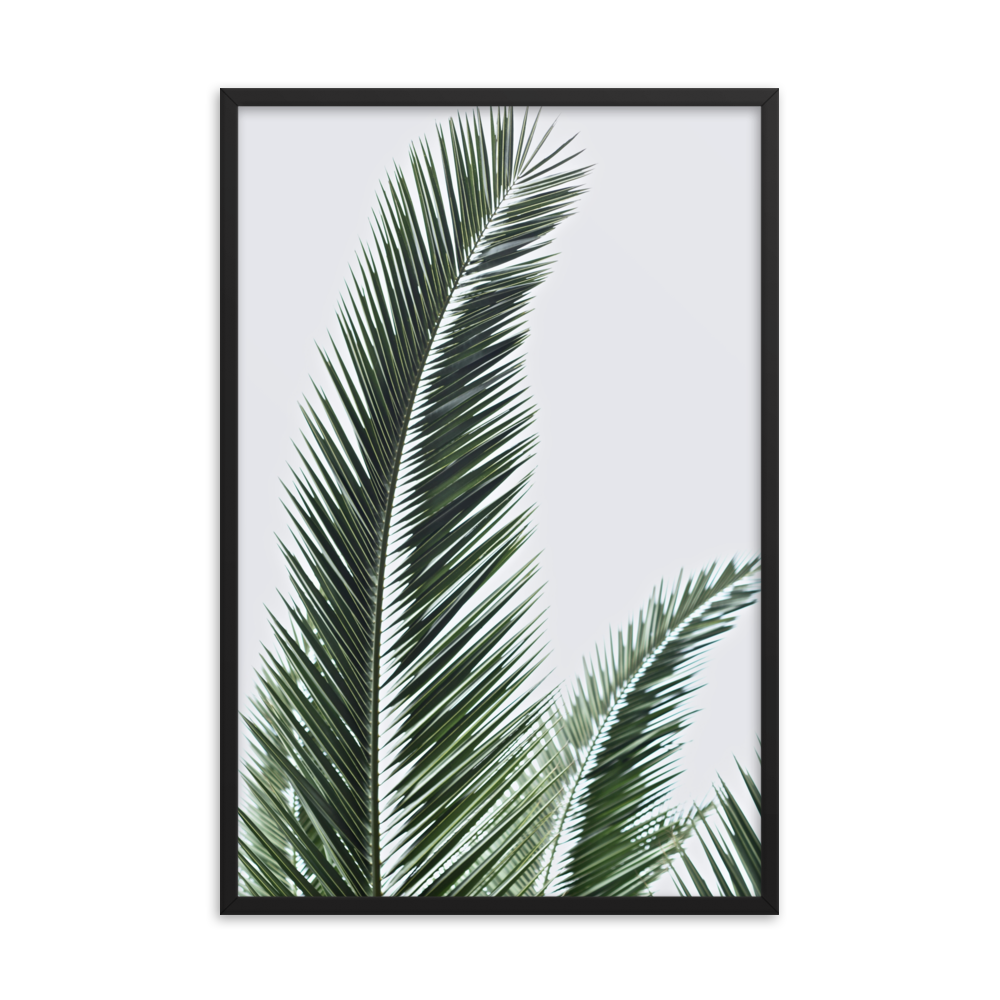 Framed calm paper poster