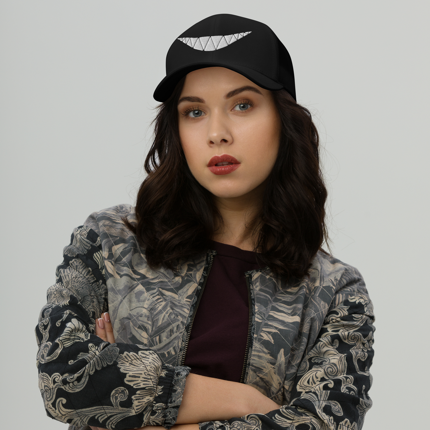 Creepy Smile Trucker Cap