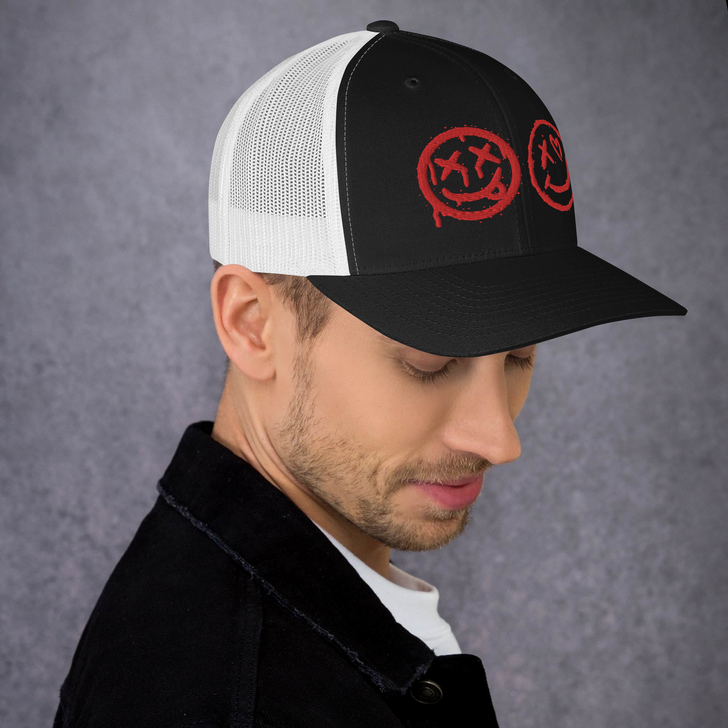 Creepy smiles Trucker Cap