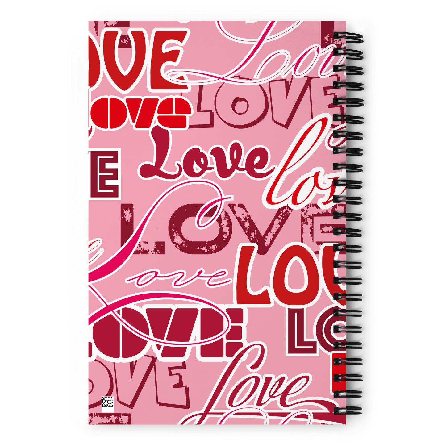 Love Spiral notebook