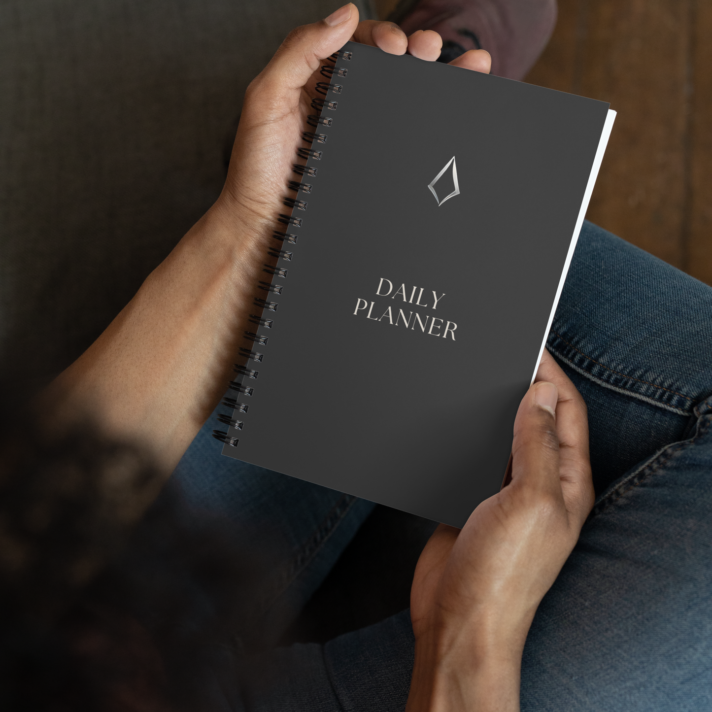 Elegant Black spiral Notebook