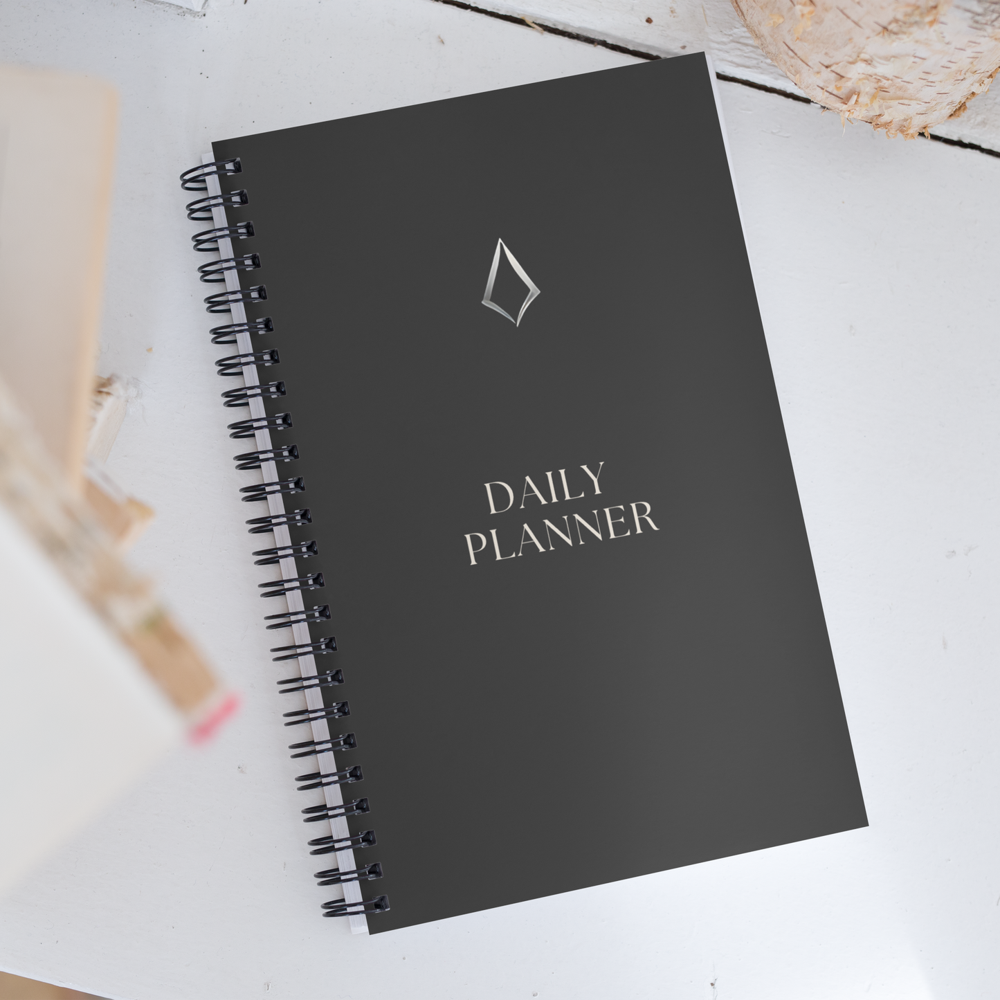 Elegant Black spiral Notebook