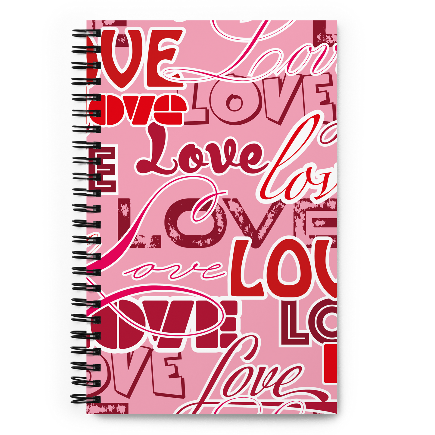 Love Spiral notebook