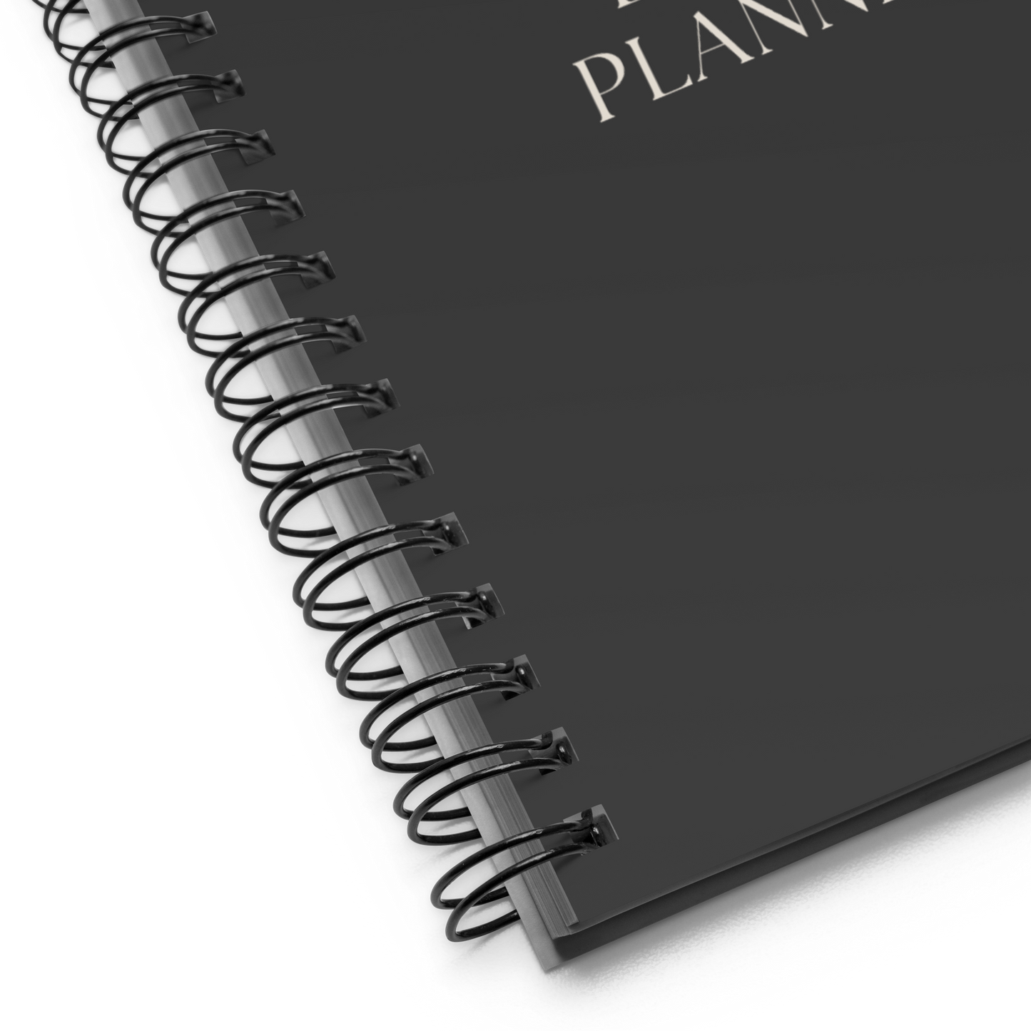 Elegant Black spiral Notebook