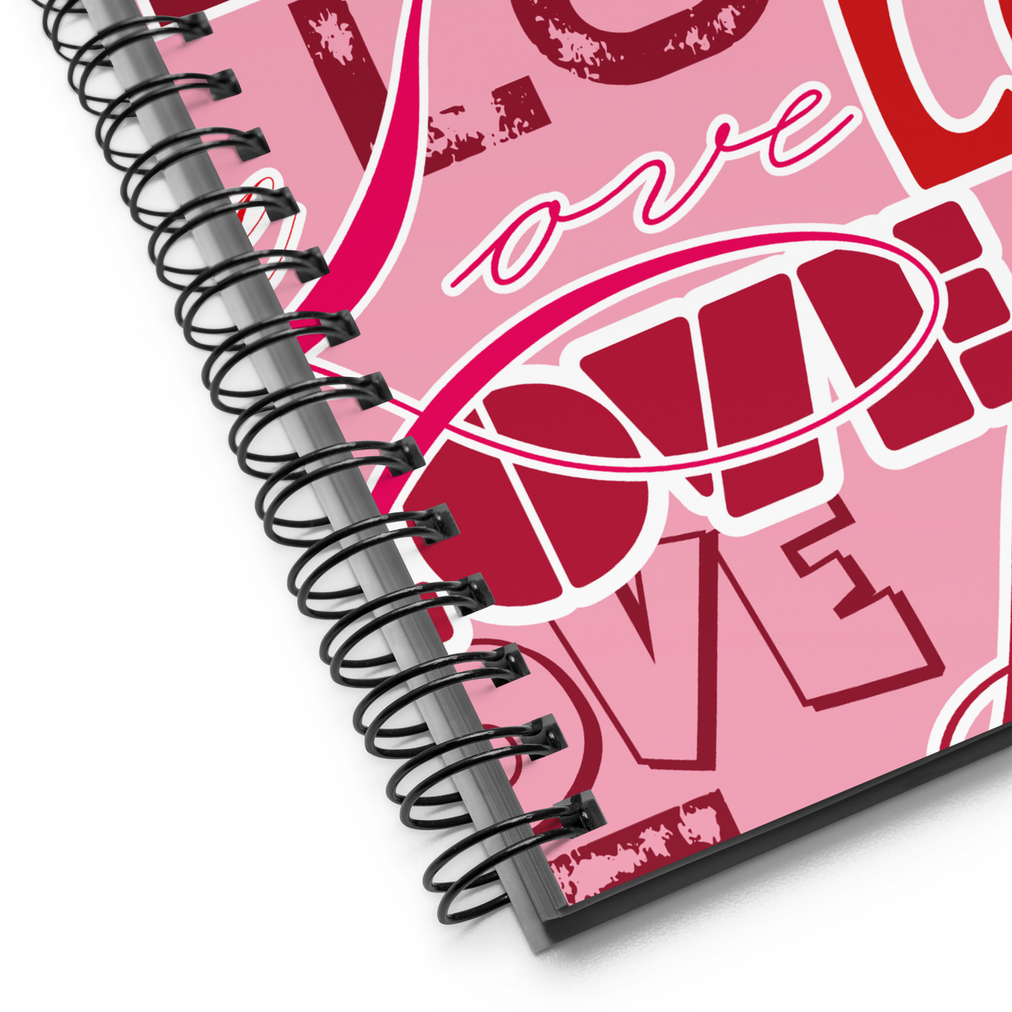Love Spiral notebook