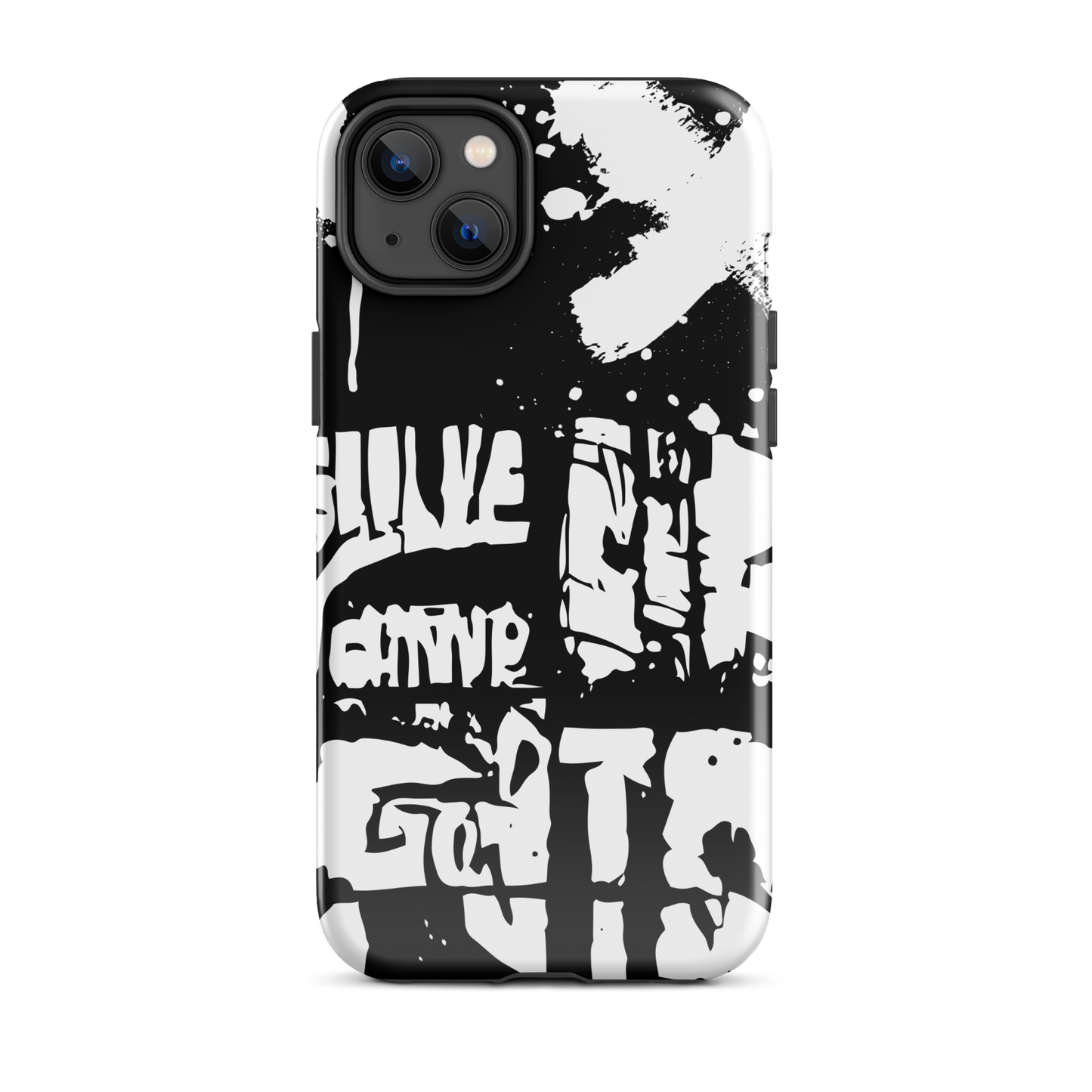 Graffiti Art Black and White Tough Case for iPhone®
