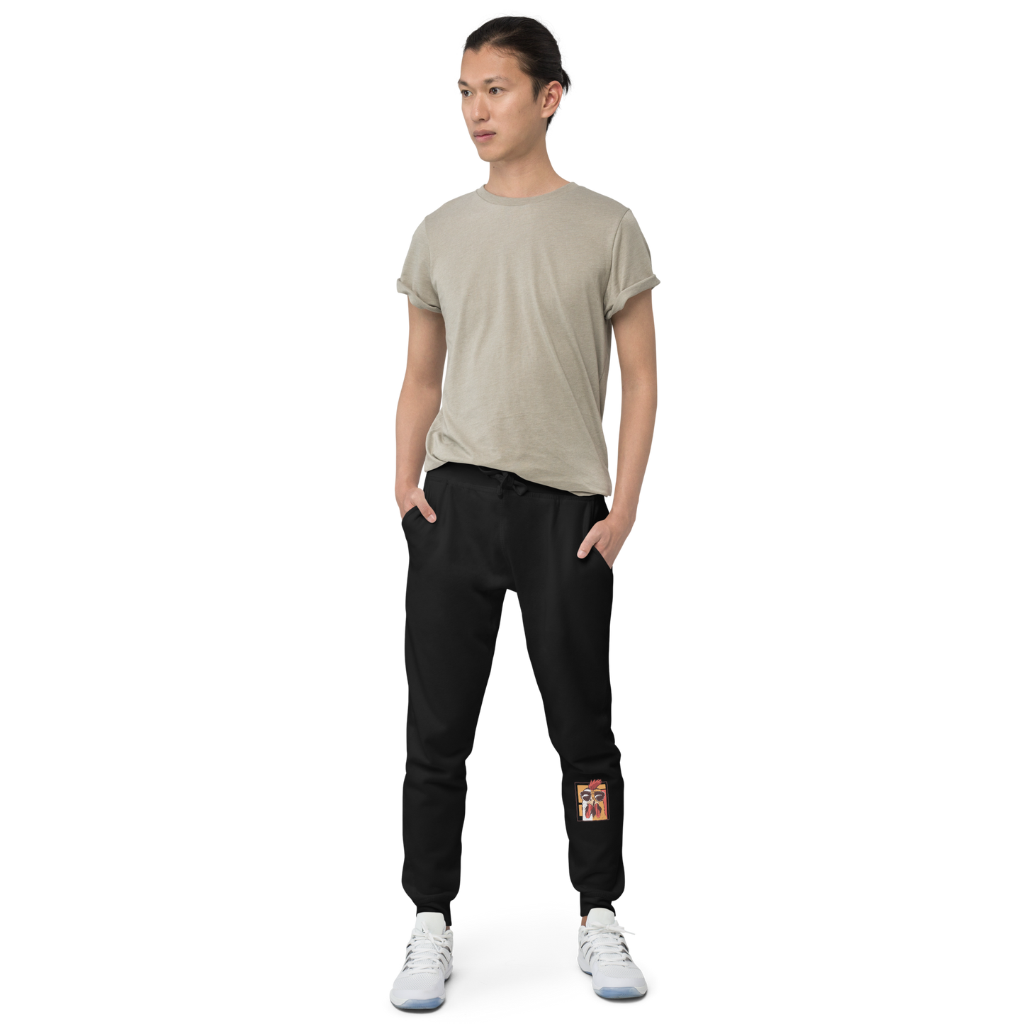 Cool Rooster fleece sweatpants