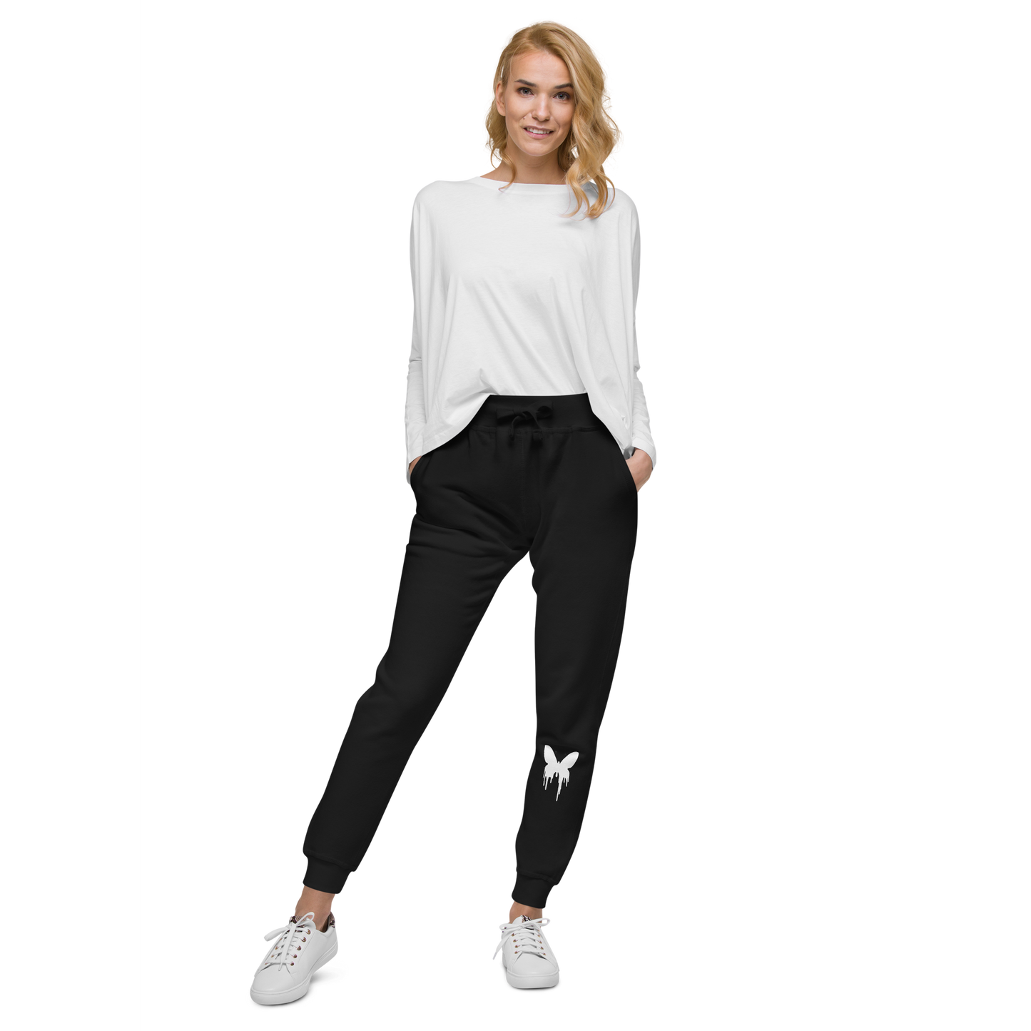 Butterfly Unisex fleece sweatpants