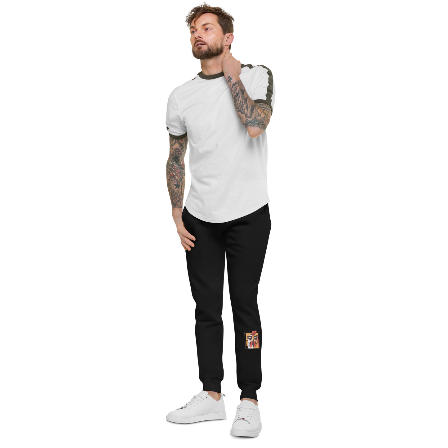 Cool Rooster fleece sweatpants