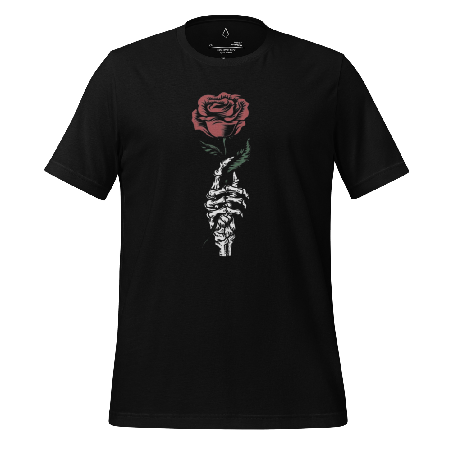 Skull Hand Roses Unisex t-shirt