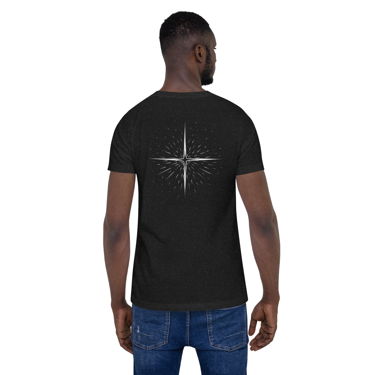 Space man and stars t-shirt