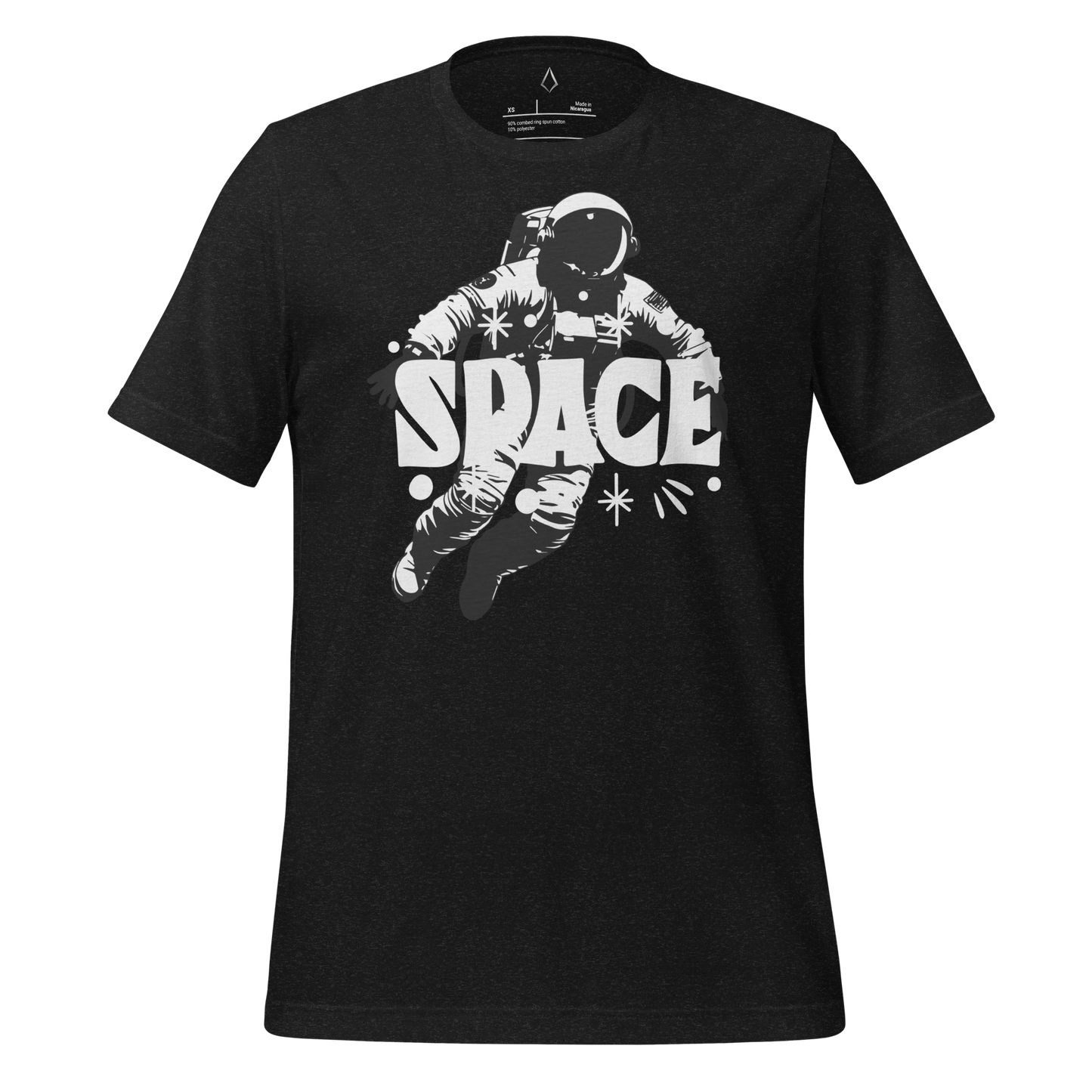 Space man and stars t-shirt