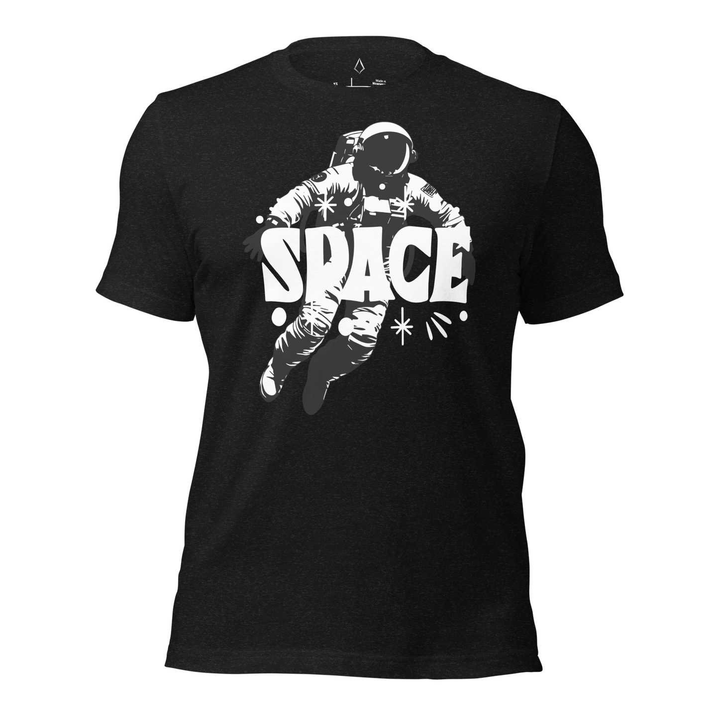 Space man and stars t-shirt
