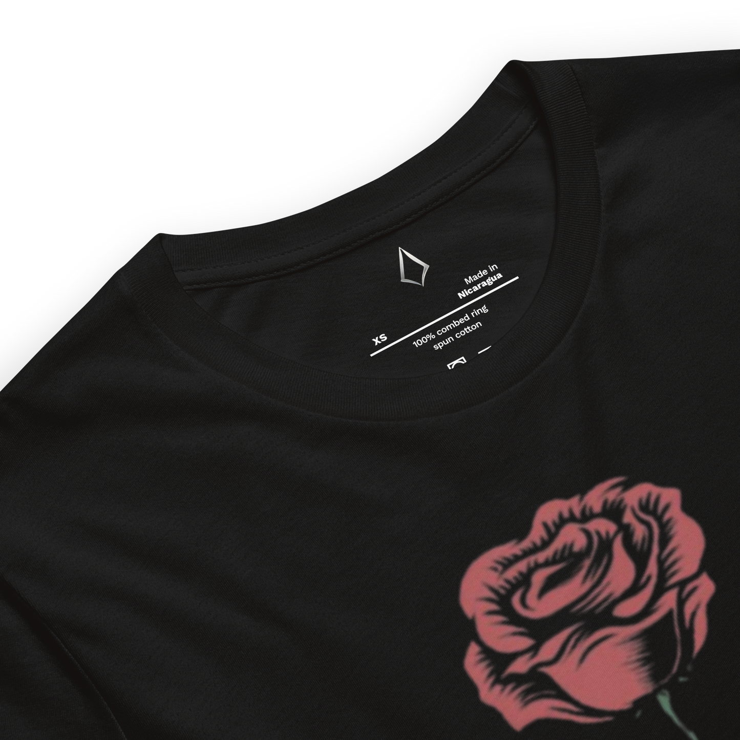 Skull Hand Roses Unisex t-shirt