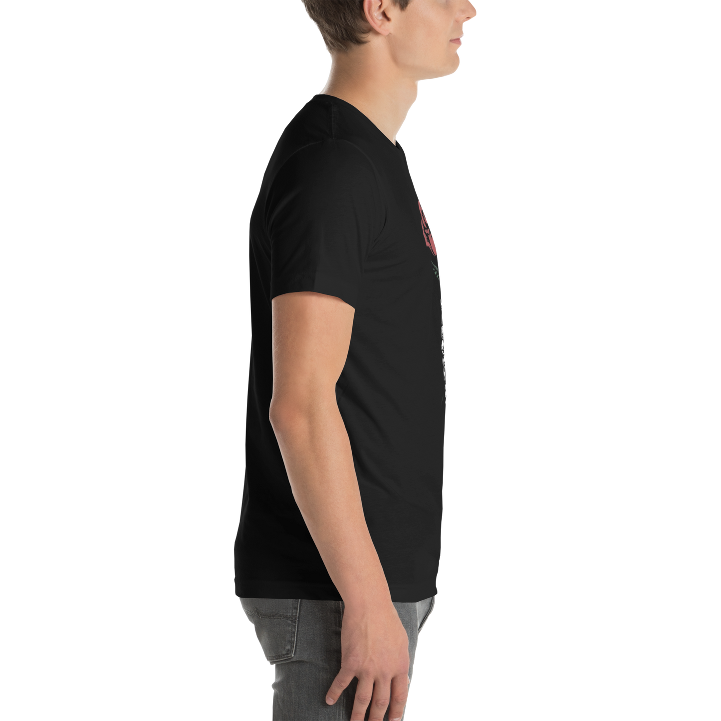 Skull Hand Roses Unisex t-shirt