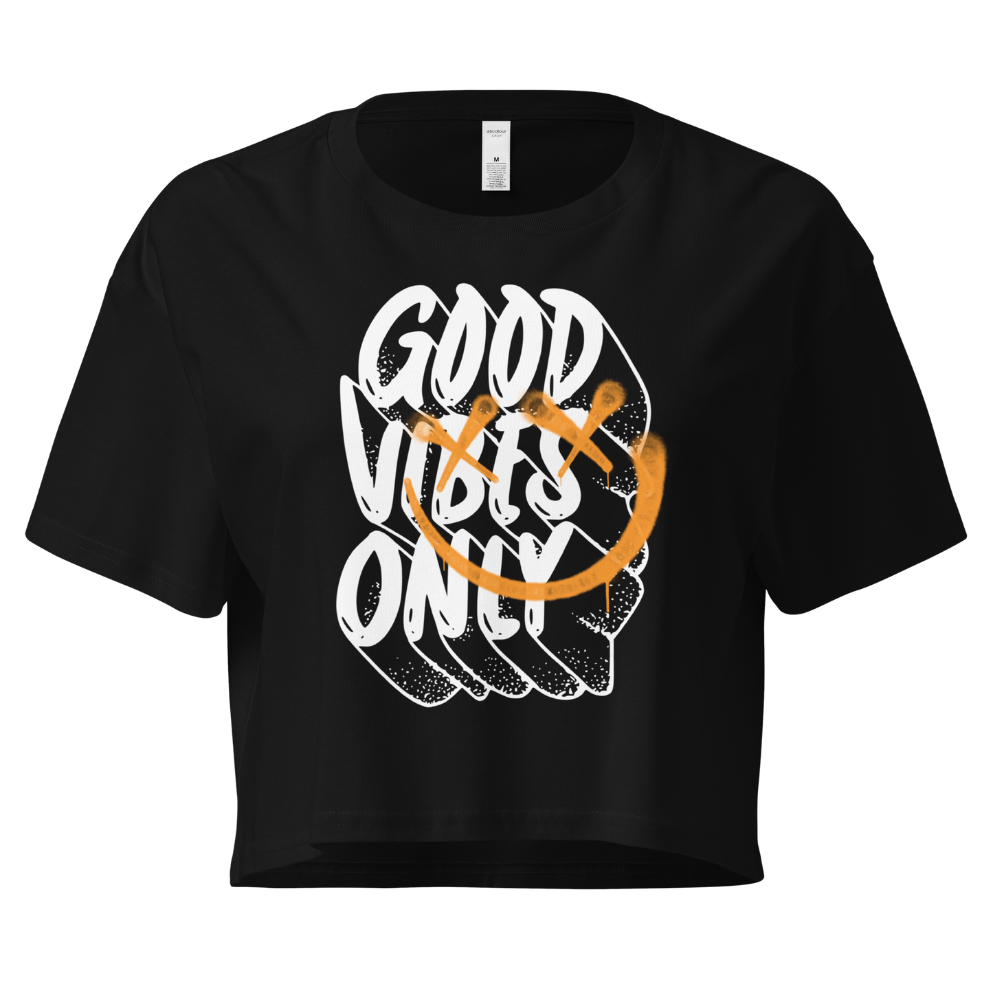 Good Vibes Only Women’s crop top