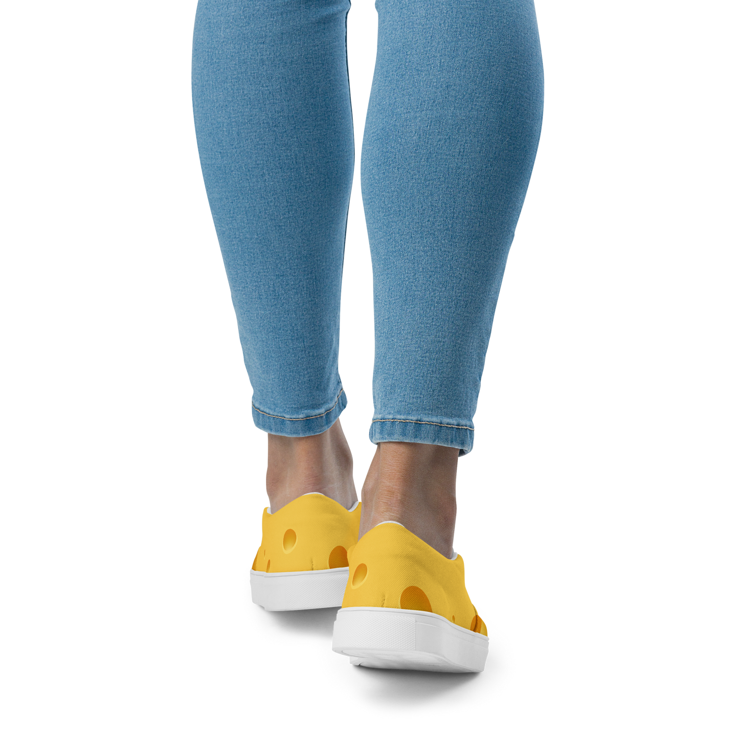 Cheese Women’s slip-on canvas shoes