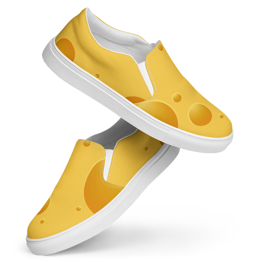 Cheese Women’s slip-on canvas shoes