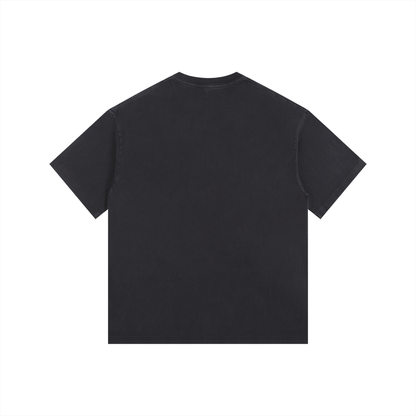 Fossilized Frustration Vintage Washed Oversized Cotton T-Shirt